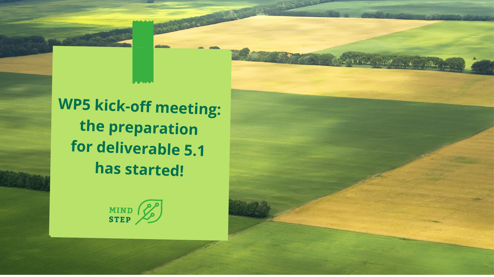 WP5 kick-off meeting: the preparation for deliverable 5.1 has started!